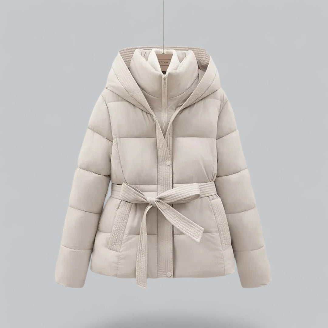 Neue Winterjacke Parka Gürtelmantel 3