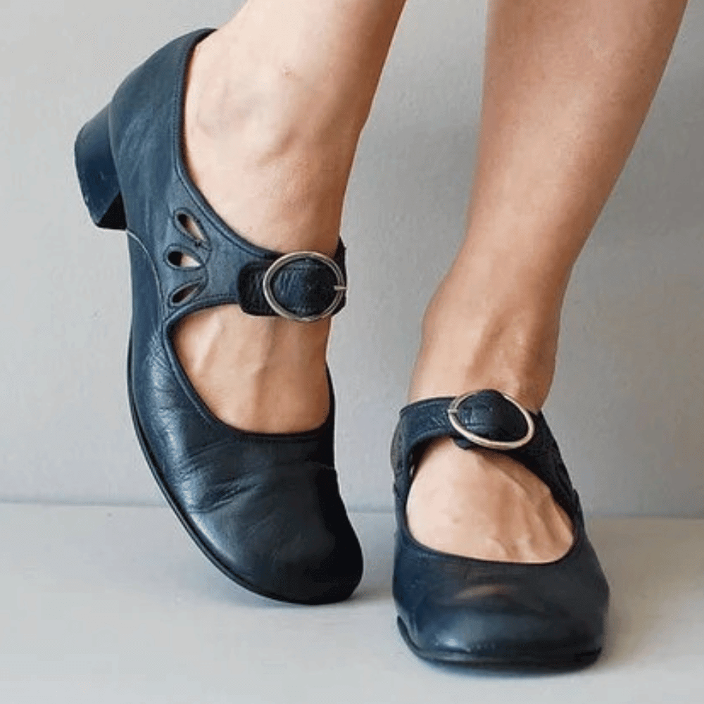 Ledersandale Bequem Elegante Damen Sandalen Sommer