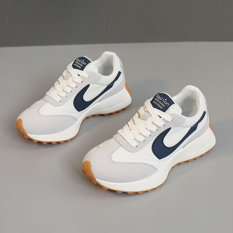 Damen Sneaker Retro Sportlich Bequem mit Dämpfung