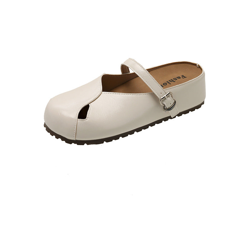 Damen Pantoletten Elegante Riemen Schuhe Bequem