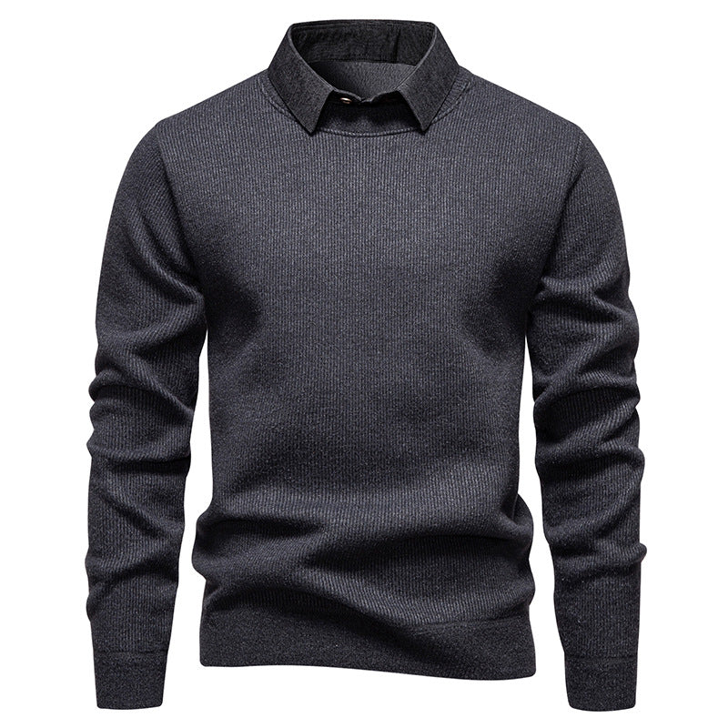 Herren Pullover Modern Kragen Hochwertig