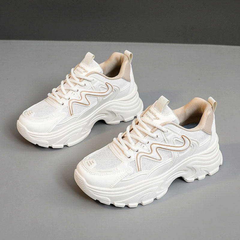 Damen Sneaker Chunky atmungsaktiv Komfort Laufschuhe