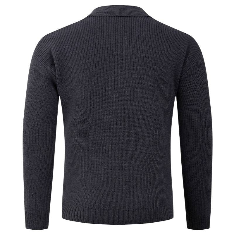 Herren Strickpullover Klassisch Strukturiert Modern