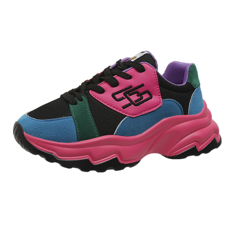 Damen Sneaker Sportlich Komfortabel Farbenfroh