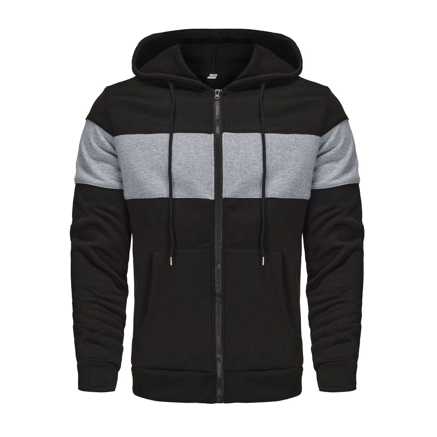 Herren Sportjacke Kapuzenjacke Atmungsaktiv Reißverschluss