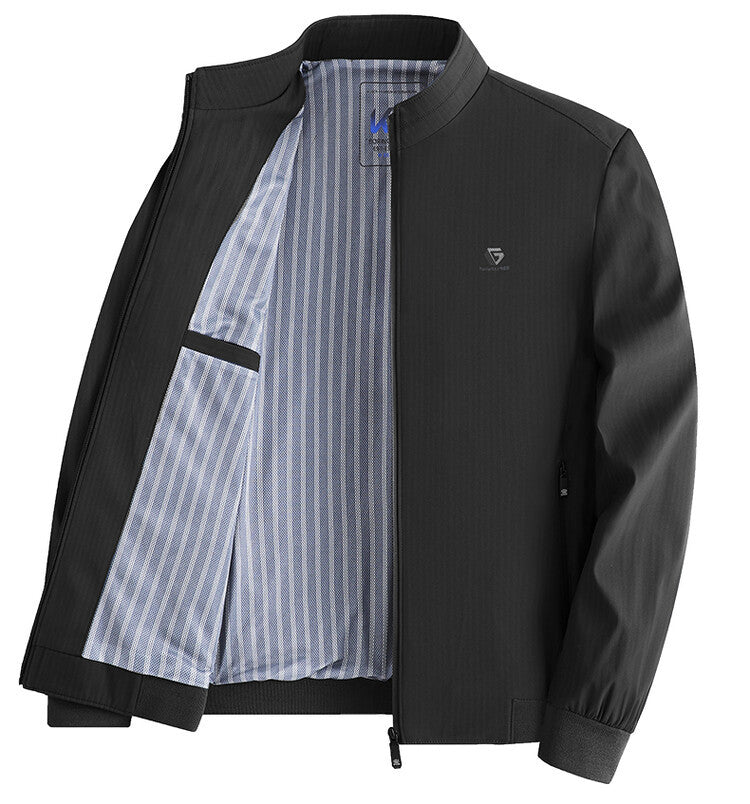 Herren Blouson Moderner Schnitt Elegant Casual