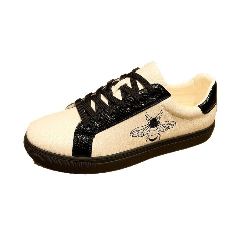 Damen Sneaker mit Bienenmuster und Polsterung Komfort Schuhe
