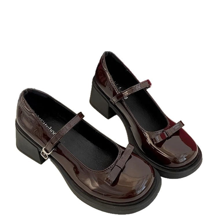 Damen Pumps Modisch mit Schnalle und hohem Absatz
