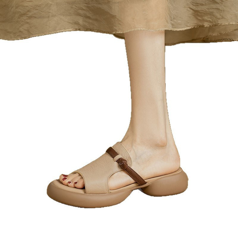 Damen Sandaletten Bequem Keilabsatz Sommer