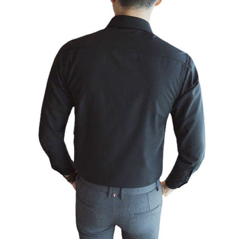 Elegantes Herren Baumwollhemd Modern Slim Fit