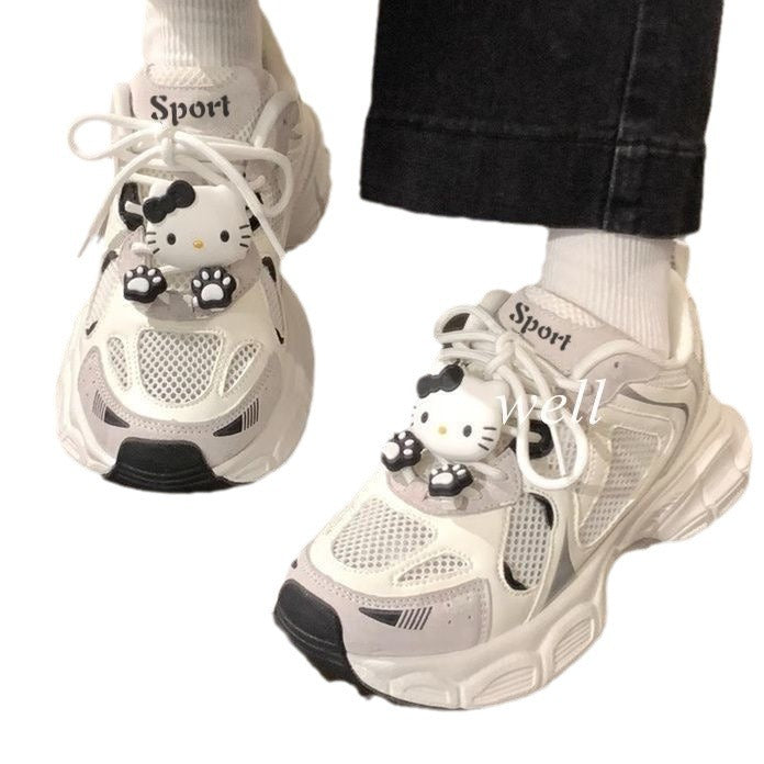 Damen Sneaker Hello Kitty Schuhe Sportlich Frauen
