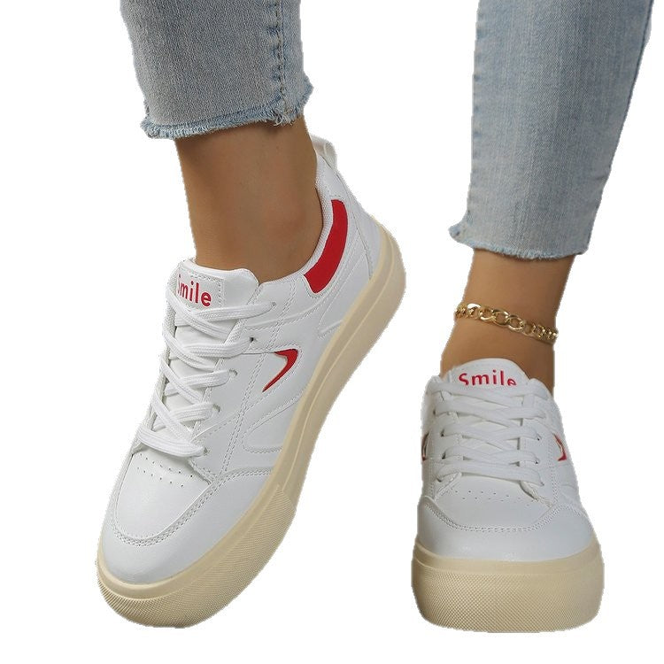 Damen Plateau Sneaker Hoch Modisch Trendy Sohle
