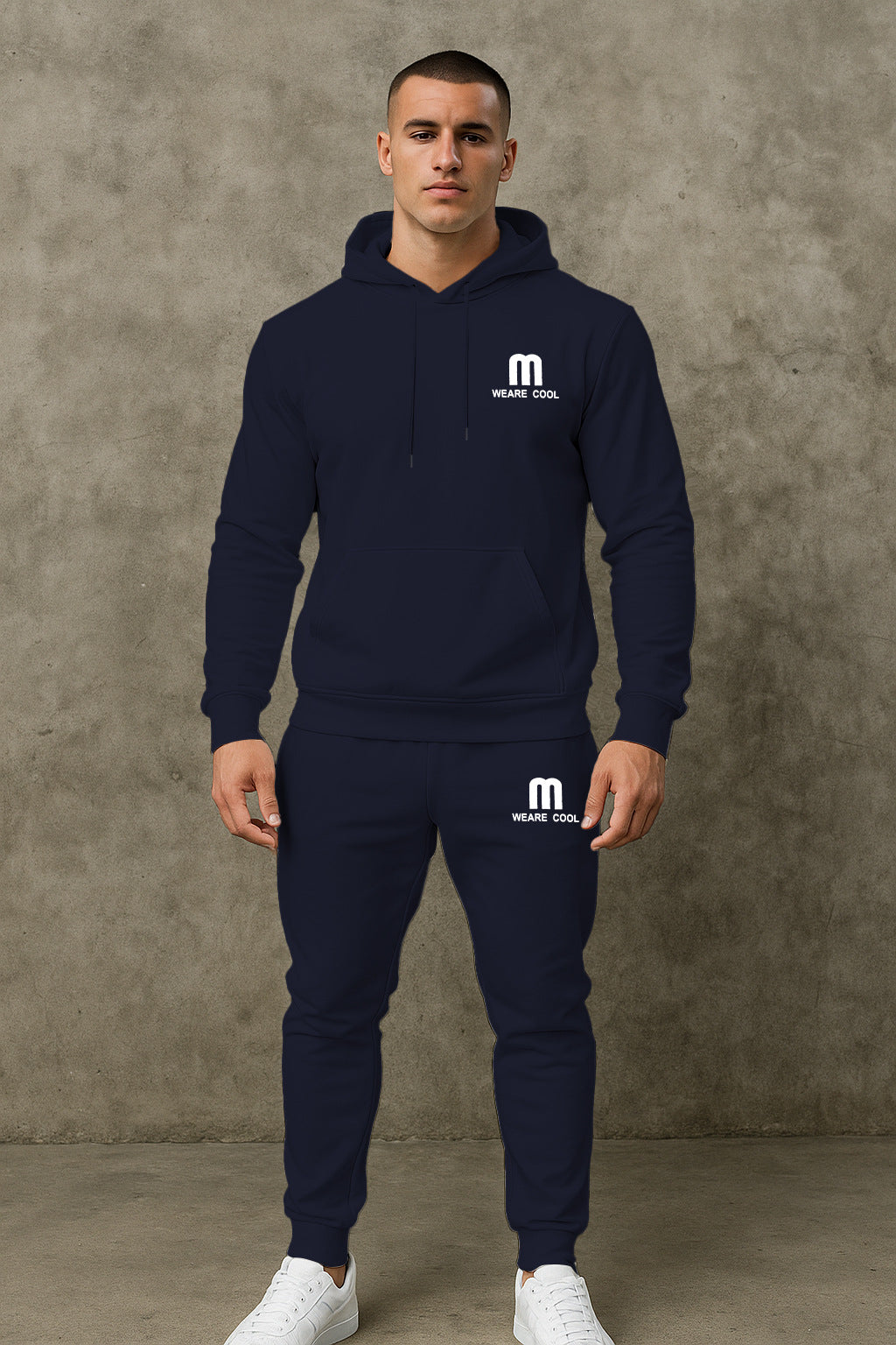Herren Jogginganzug Bequem Modern mit Schriftzug