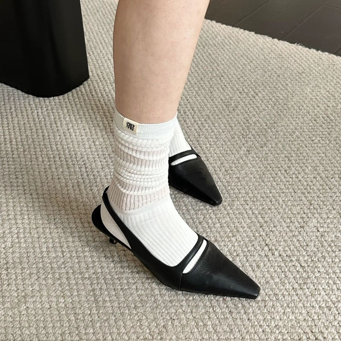 Damen Slipper Spitze Elegant Komfortabel