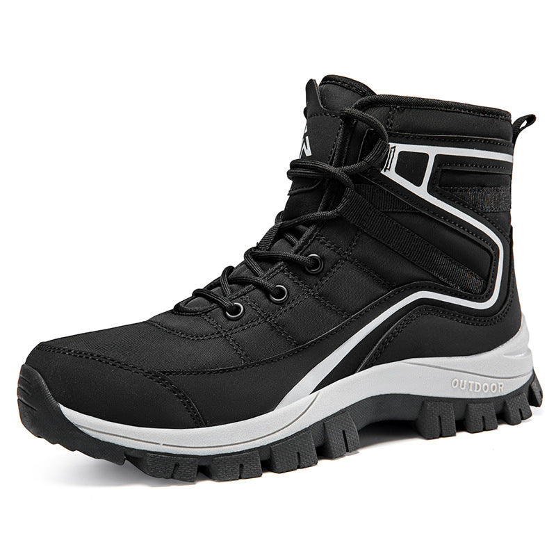 Herren Wanderstiefel High Top Knöchelschutz Rutschfest Outdoor
