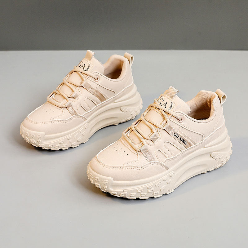 Damen Sneaker Sportlich Chunky Bequem Gepolstert