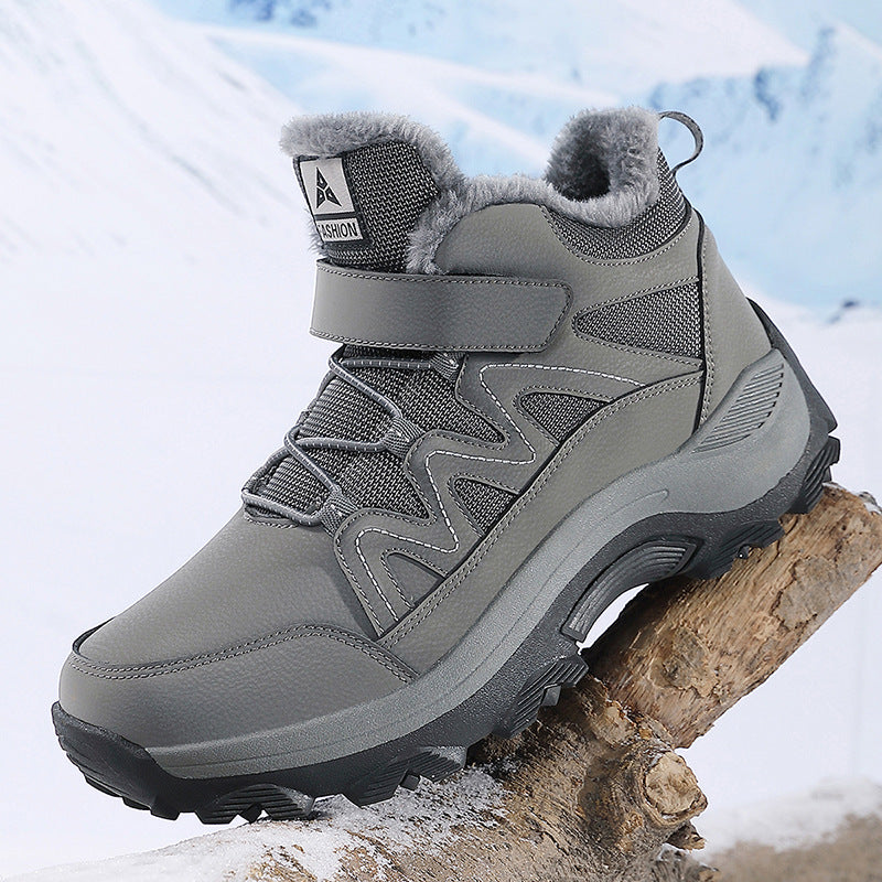 Herren Wanderschuhe Winter Warm Isoliert Knöchelschutz