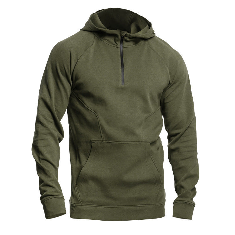 Herren Sportpullover Funktionell Mit Kängurutasche