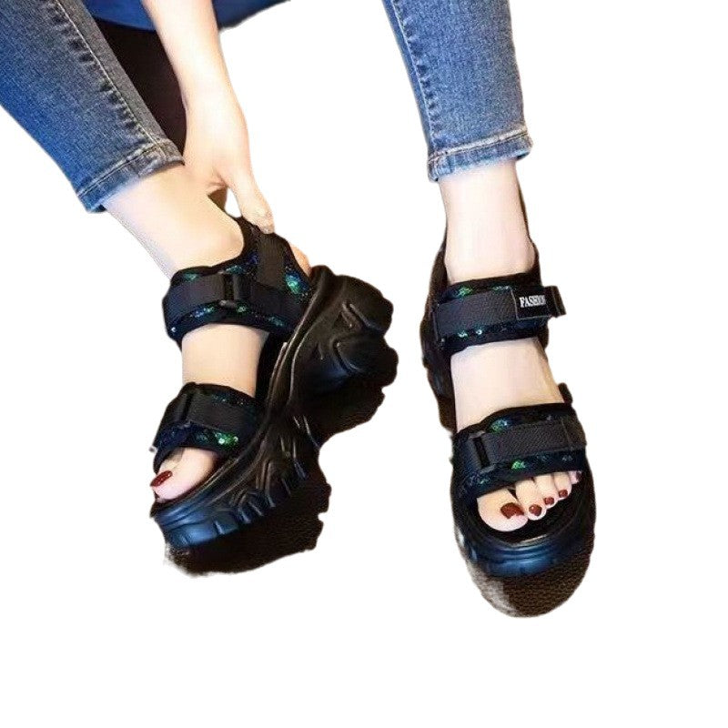 Damen Sport-Sandalen Bequem Verstellbar Flexibel