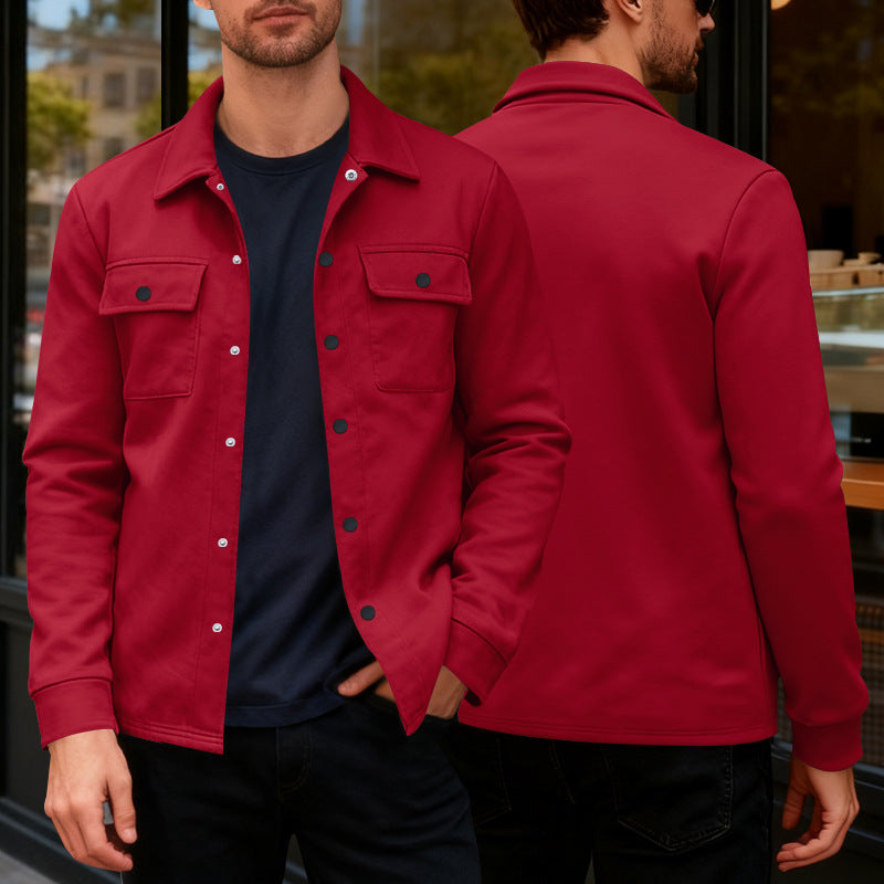 Herren Jacke Modern mit Taschen Wasserabweisend