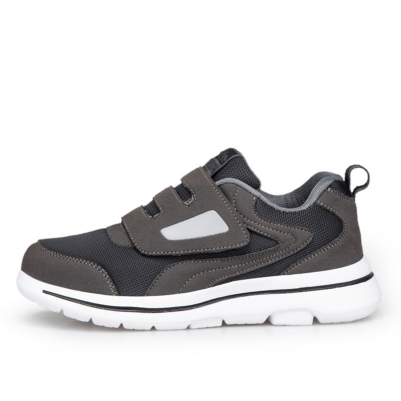 Damen Sneaker Freizeit Schuhe Atmungsaktiv Klettverschluss