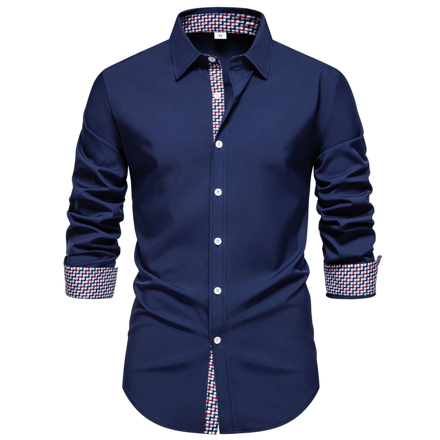 Herren Langarmhemd Modern Slim Fit Elegant
