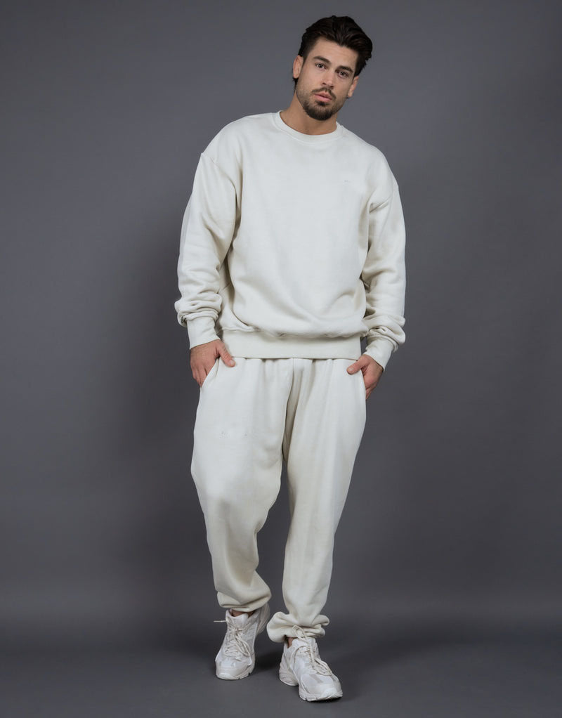 Bequeme Herren Sportswear Set Sweatshirt Jogginghose Grau