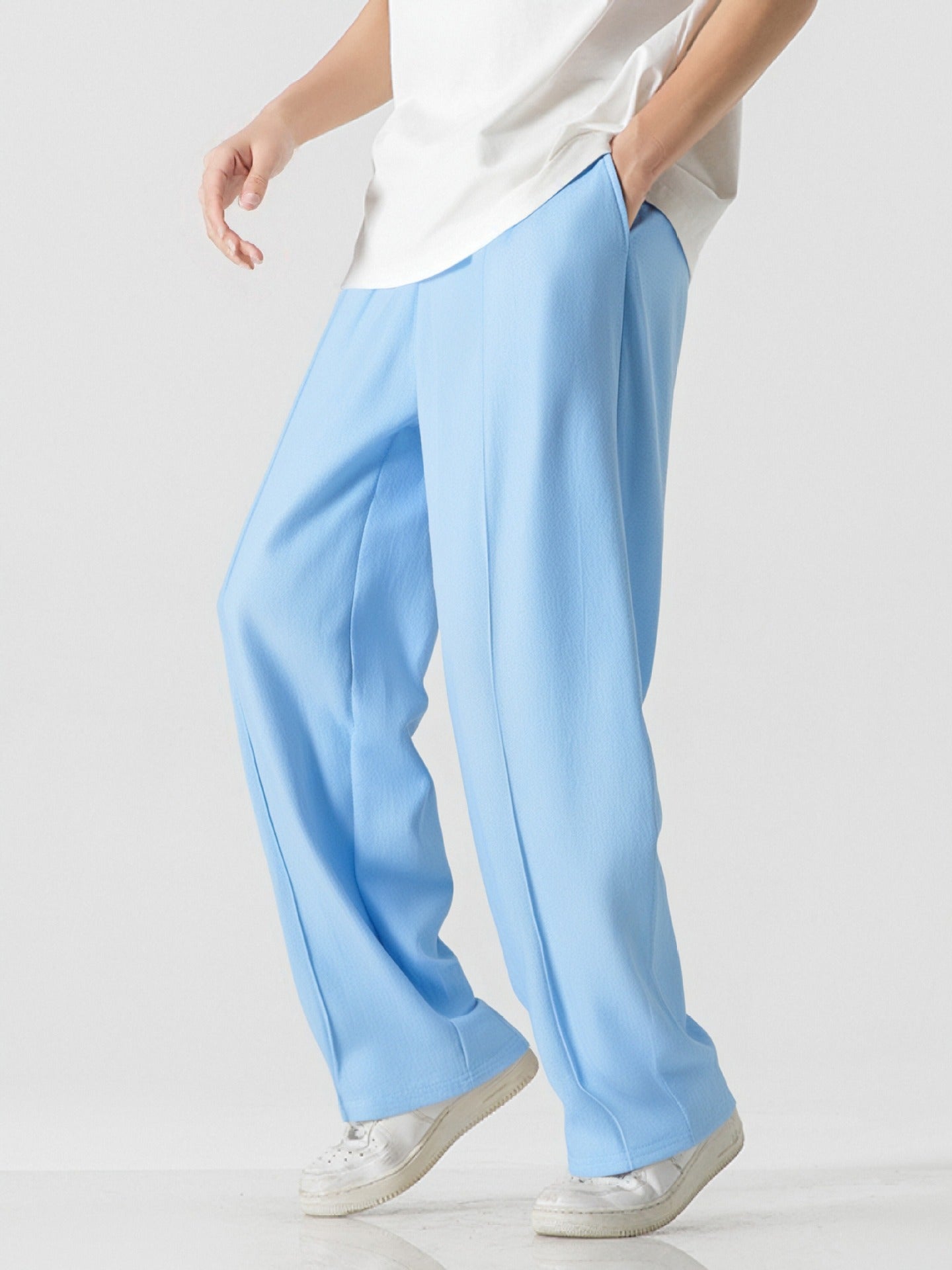 Herren Freizeithose Atmungsaktiv Bequem Elegant
