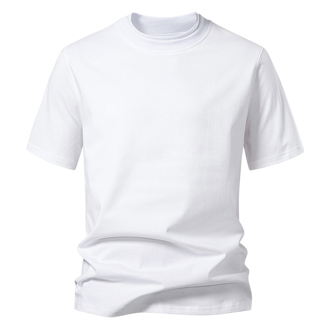 Herren Rundhals-Shirt aus Baumwolle Qualität Made