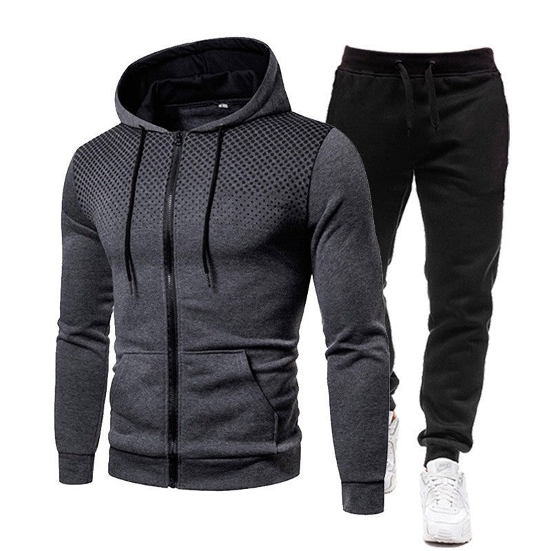 Trainingsanzug Herren Kapuze Sportlich Modern