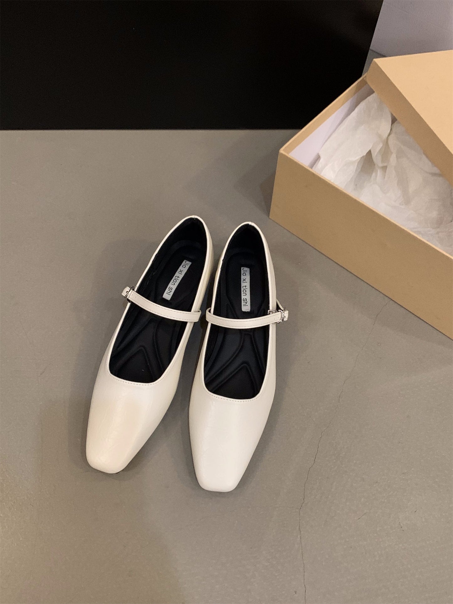 Damen Ballerinas Elegante Schuhe Metallic Komfort