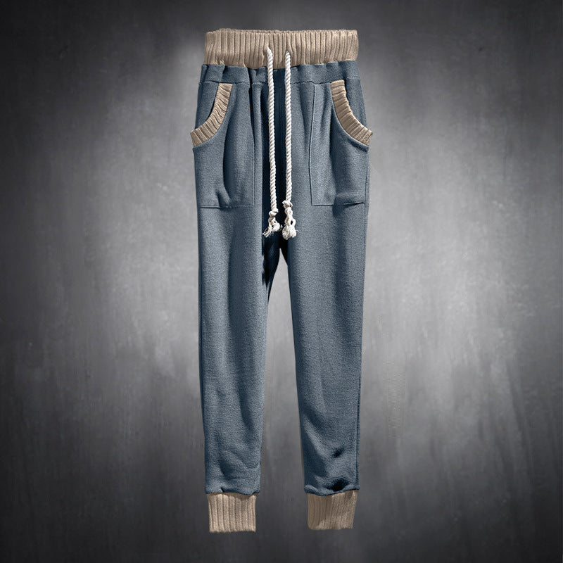 Bequeme Herren Jogginghose mit Taschen Elastisch