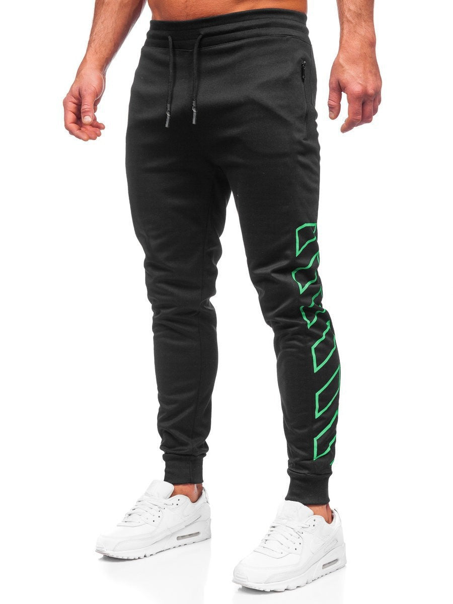 Herren Sporthose Funktionell Mit Reißverschlusstaschen Modern