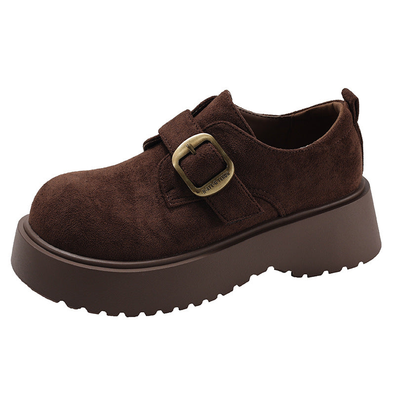 Damen Mokassins mit Schnallenverschluss Modern Schuhe