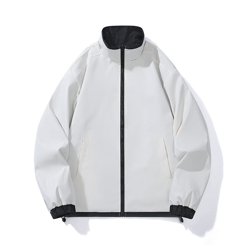 Herren Windbreaker Sportjacke Wasserdicht