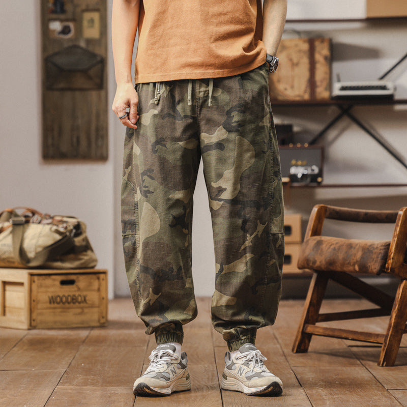 Bequeme Herren Jogginghose Camouflage Grau