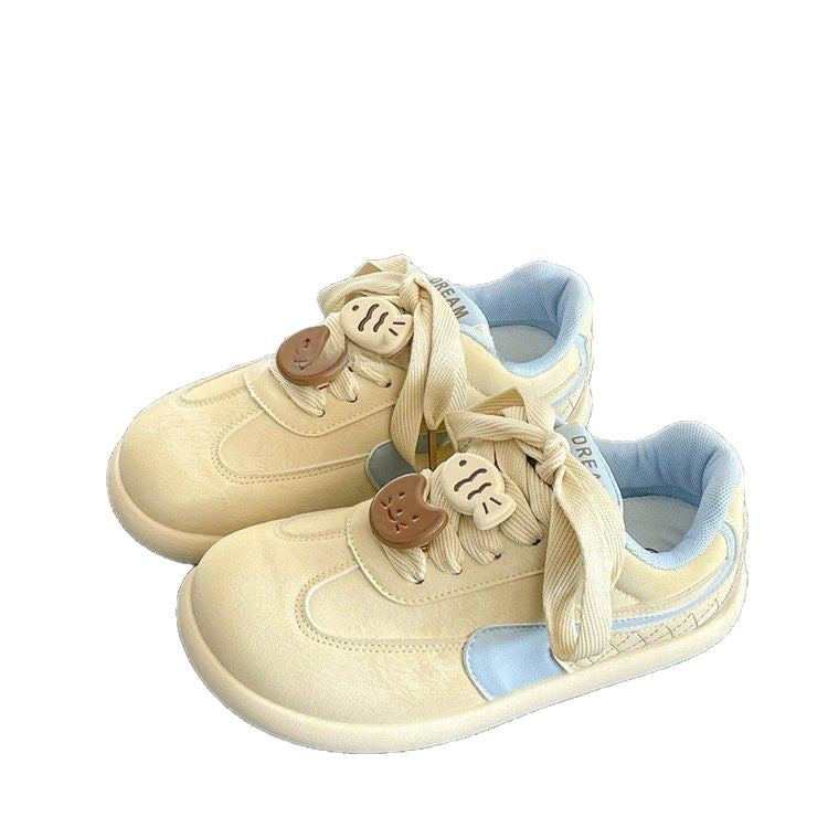 Damen Sneaker Sportlich Verspielt Schnürsenkel