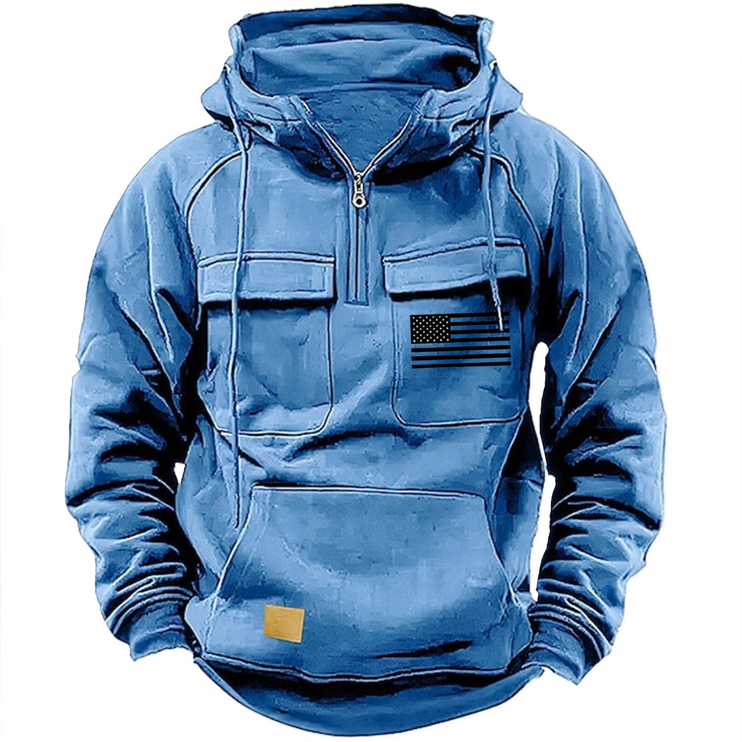 Herren Kapuzenpullover Funktionell Mit Taschen
