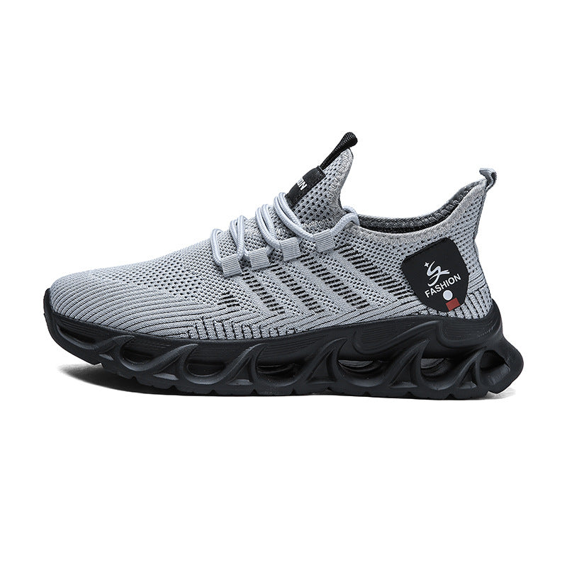 Damen Sneaker Atmungsaktiv Fitness Schuhe Rutschfest Elastisch