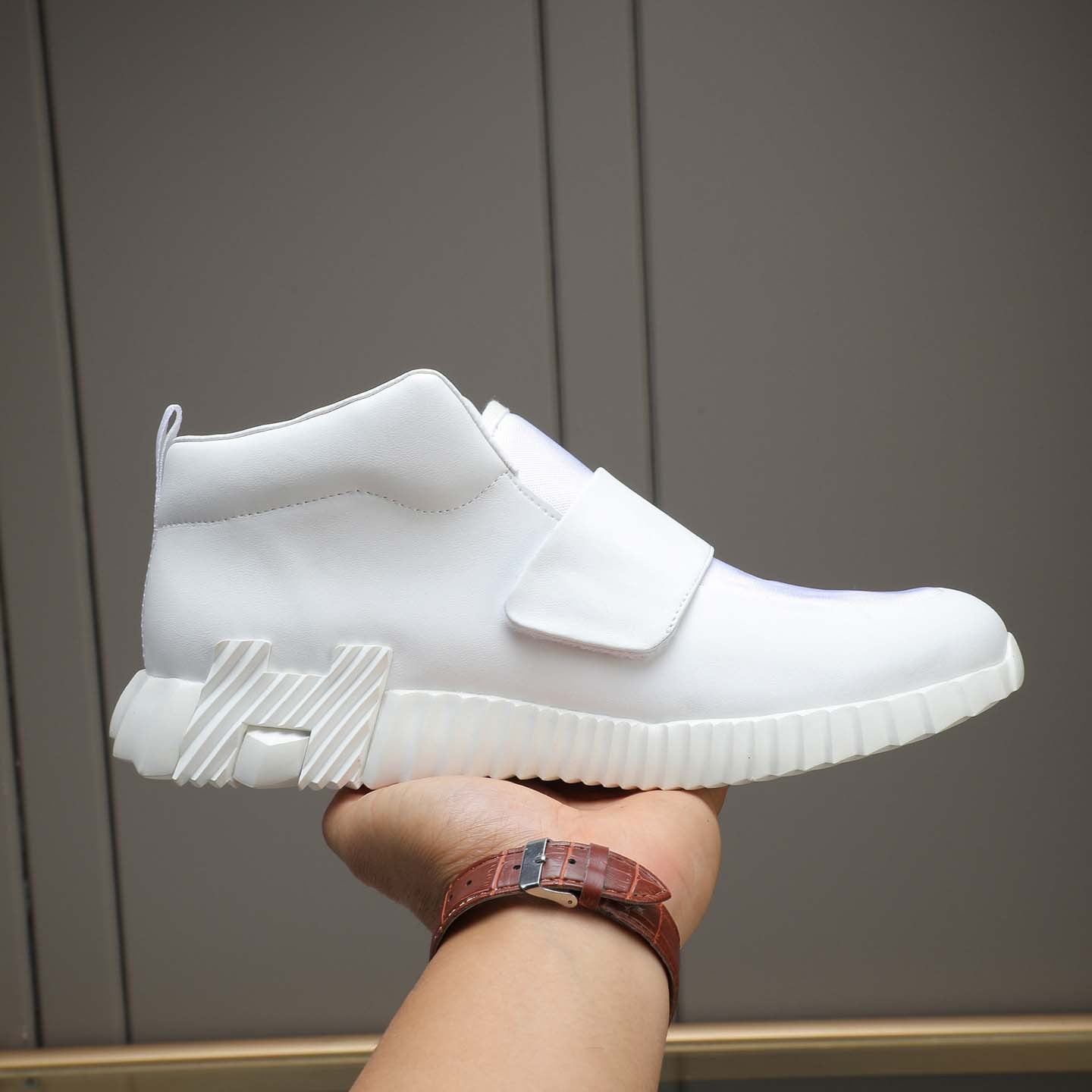 Damen Sneaker Sportlich Slip-On Weite Passform