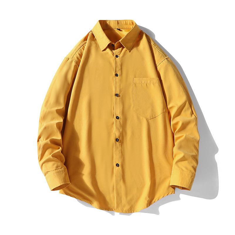 Herren Hemdbluse Robustes Baumwollhemd Lässig Modern