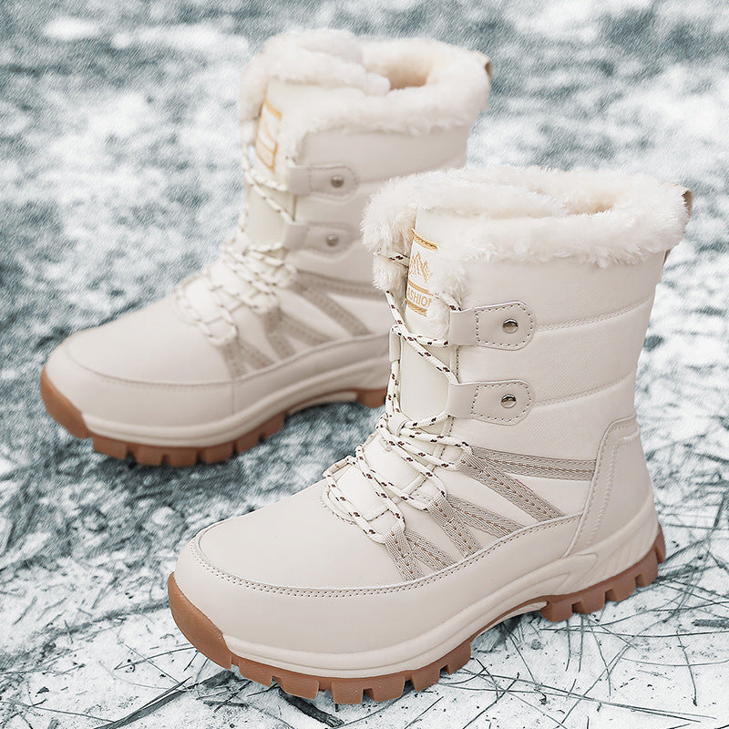Damen Winterstiefel Gefüttert Warm Rutschfest Isolierend