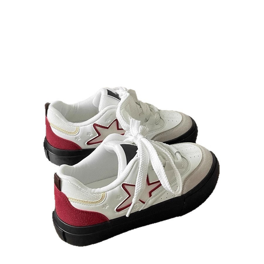 Damen Sneaker Sportlich Sternen Muster Trendy Schuhe