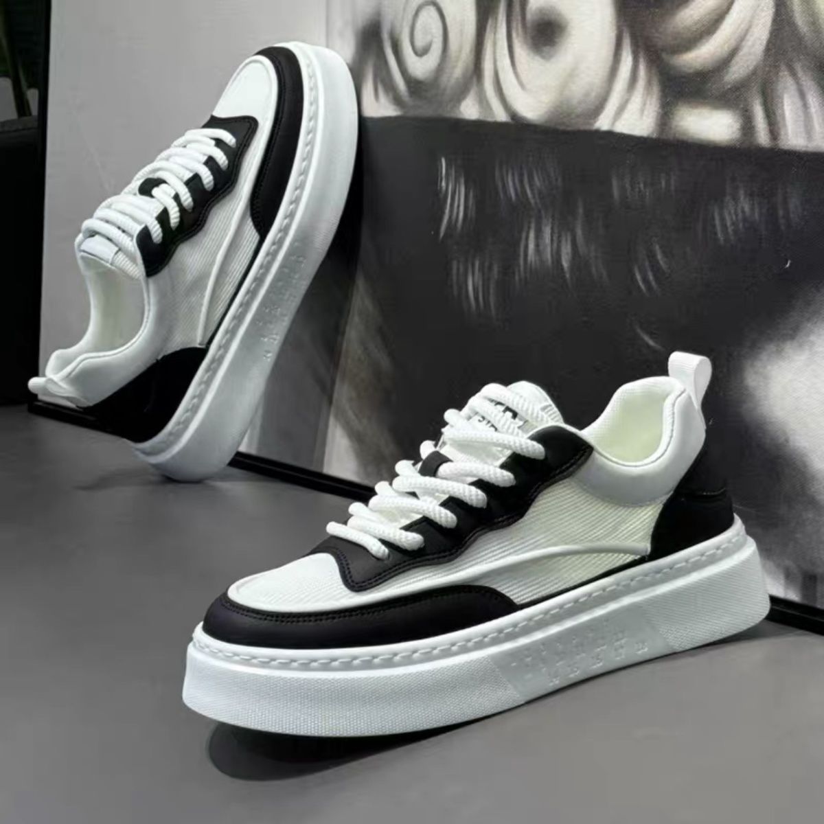 Damen Sneaker Atmungsaktiv Flexibel Laufschuhe Damen