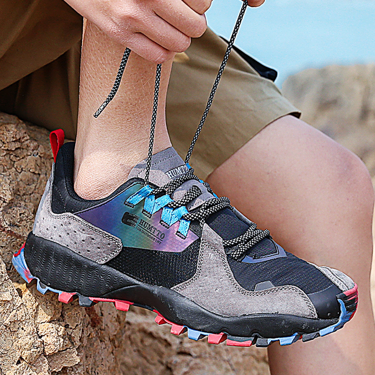 Damen Trail-Lauffschuhe Rutschfest Atmungsaktiv Komfort