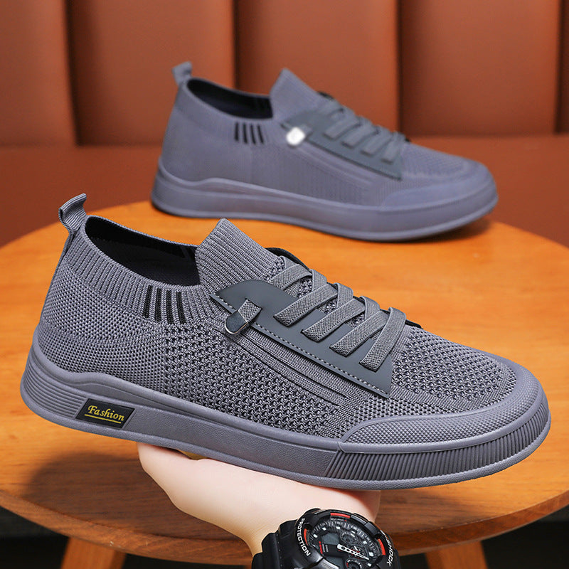 Damen Sneaker atmungsaktiv Strick Modern Sportlich