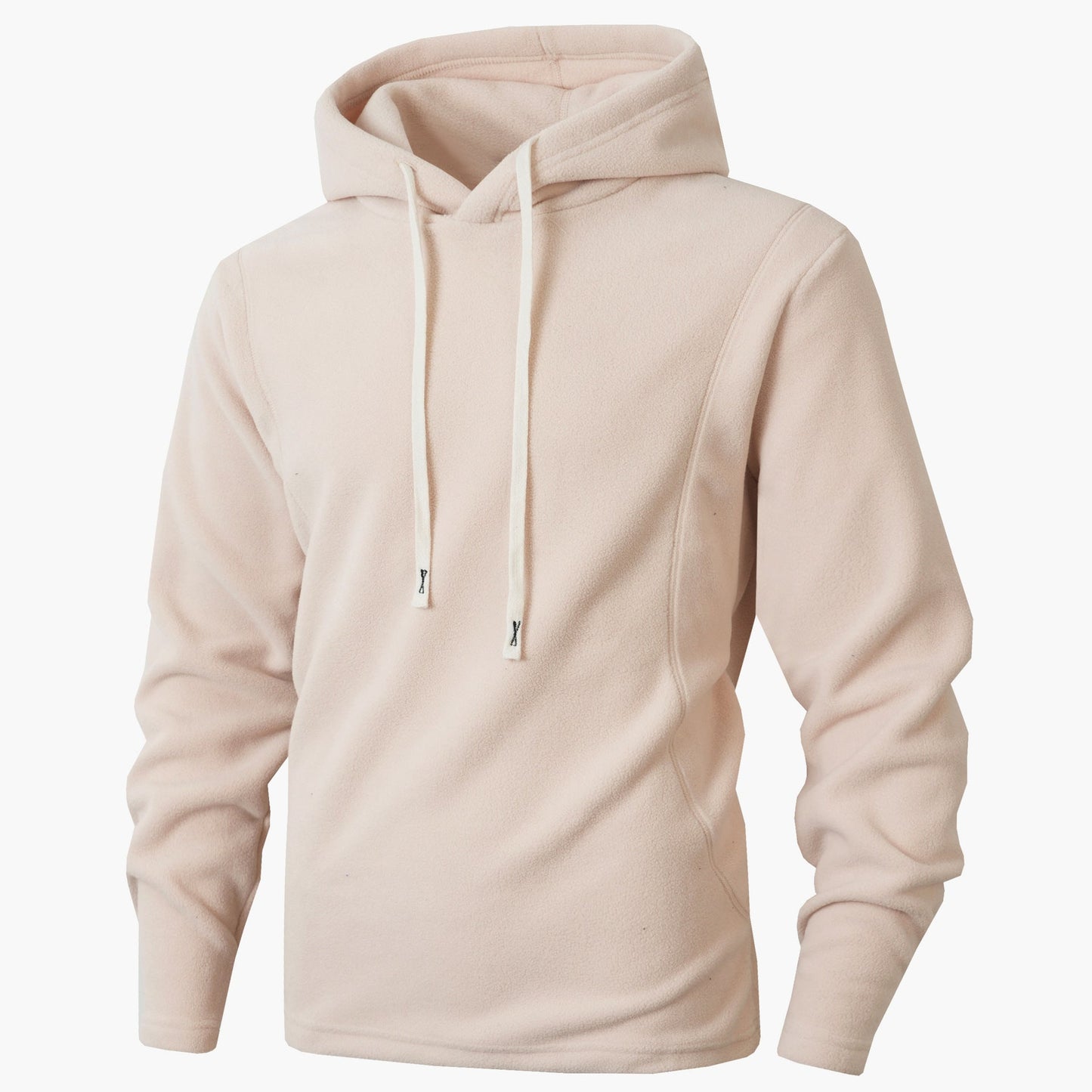 Herren Fleece Hoodie Modern Sportlich Mit Taschen