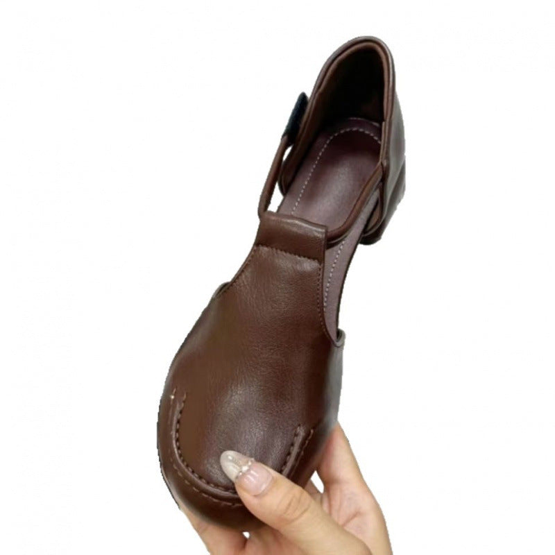 Damen Clogs Elegante Riemendesign Schwarz