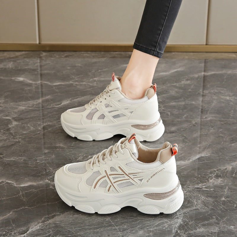 Damen Sneaker Chunky bequem atmungsaktiv Komfort Schuhe
