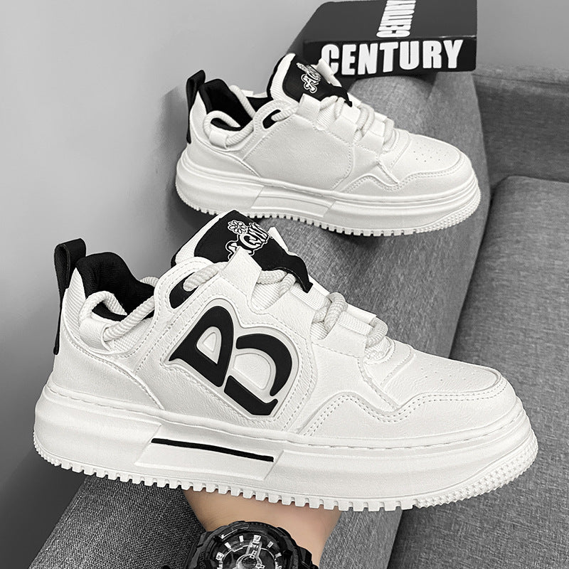Damen Sneaker Sportlich Atmungsaktiv Weiße Sneaker